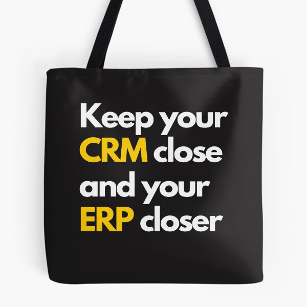 Item preview, Keep your CRM close and your ERP closer designed and sold by creativemondays.