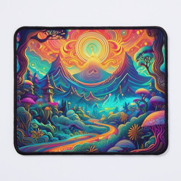 Item preview, 60s style Psychedelic colourful fantasy forest from another dimension designed and sold by Jt41.