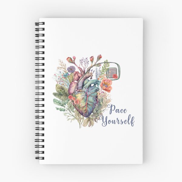 Item preview, Pace Yourself Pacemaker and anatomy botanical heart designed and sold by EmeraldeaArt.