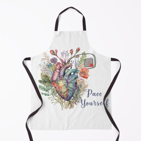 Item preview, Pace Yourself Pacemaker and anatomy botanical heart designed and sold by EmeraldeaArt.