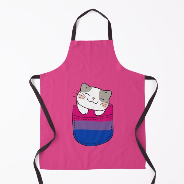 Item preview, Bi Pride Cat in Faux Pocket designed and sold by everything4eva.