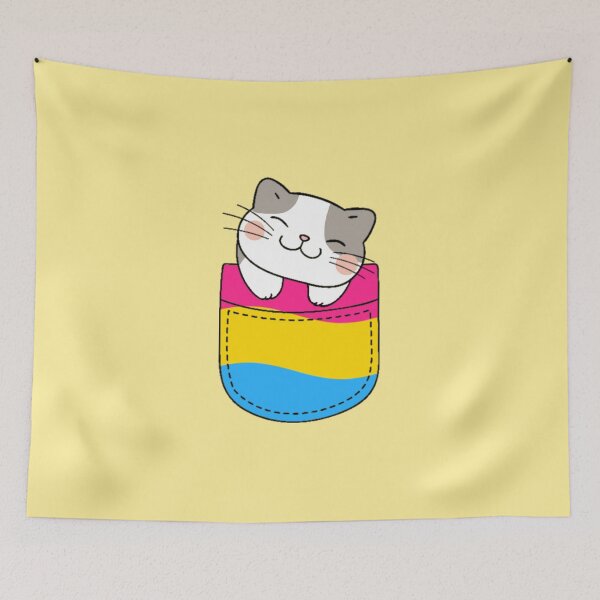 Item preview, Pan Pride Cat en bolsillo falso designed and sold by everything4eva.