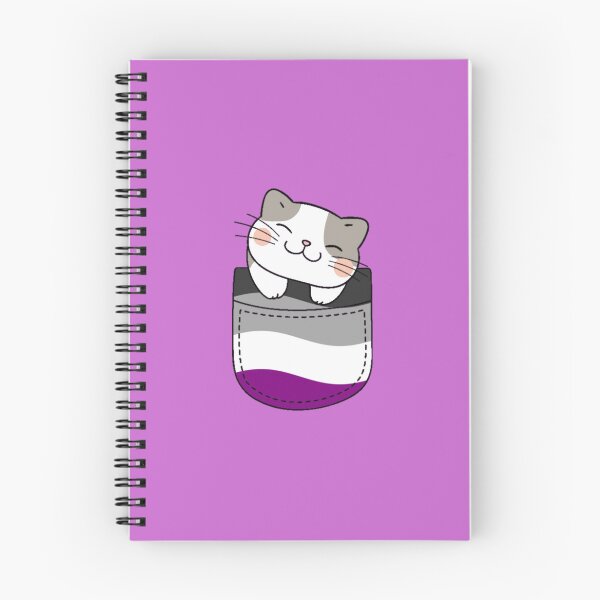 Item preview, Ace Pride Cat in Faux Pocket designed and sold by everything4eva.