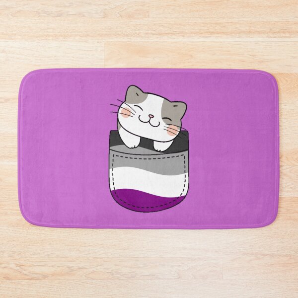 Item preview, Ace Pride Cat in Faux Pocket designed and sold by everything4eva.