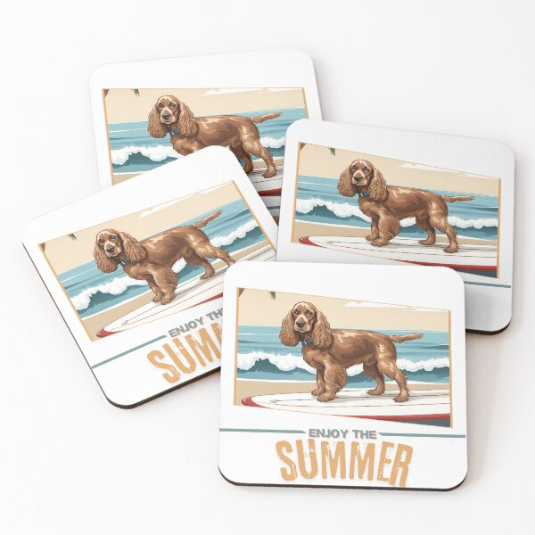 Item preview, cocker spaniel Dog Dog summer Holidays dog Enjoy the Summer  designed and sold by GoodyPaws.