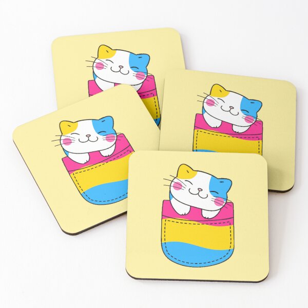 Item preview, Pan Pride Cat en bolsillo falso designed and sold by everything4eva.