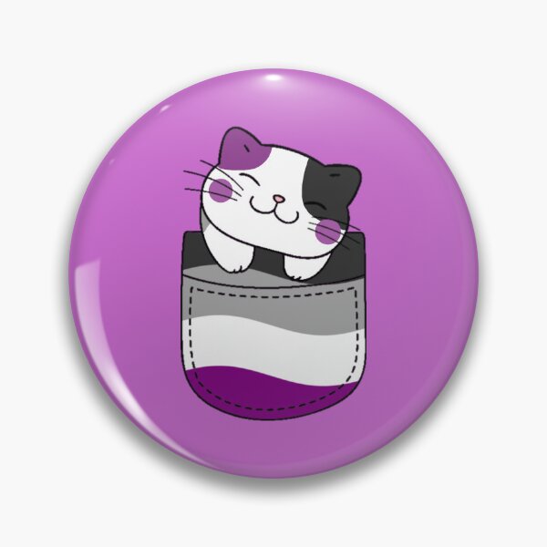 Item preview, Ace Pride Cat in Faux Pocket designed and sold by everything4eva.
