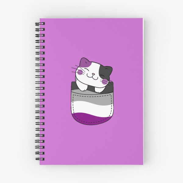 Item preview, Ace Pride Cat in Faux Pocket designed and sold by everything4eva.