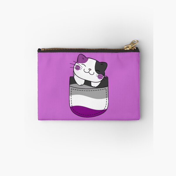 Item preview, Ace Pride Cat in Faux Pocket designed and sold by everything4eva.