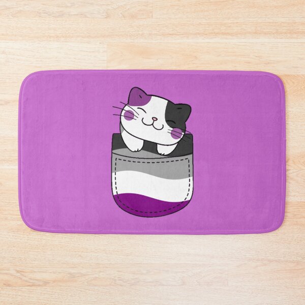 Item preview, Ace Pride Cat in Faux Pocket designed and sold by everything4eva.