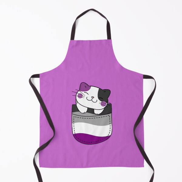 Item preview, Ace Pride Cat in Faux Pocket designed and sold by everything4eva.