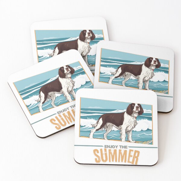 Item preview, Springer spaniel Dog Dog summer Holidays dog Enjoy the Summer  designed and sold by GoodyPaws.