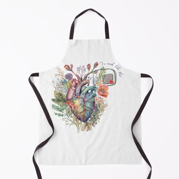 Item preview, I'm wired like that - Pacemaker and anatomy botanical heart designed and sold by EmeraldeaArt.