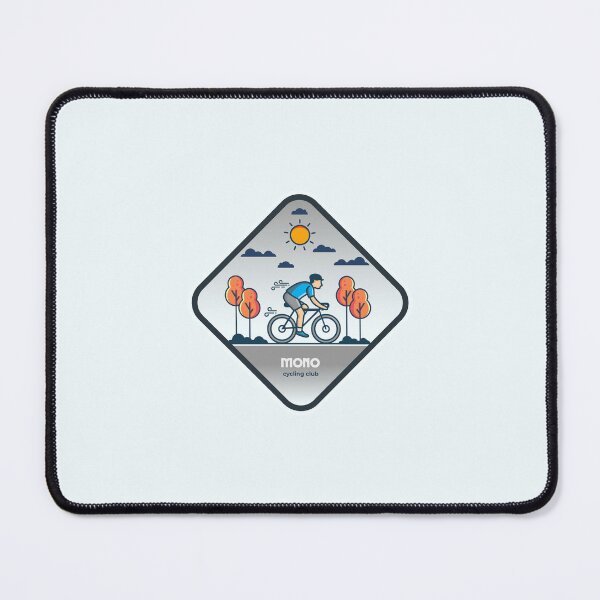 Item preview, Bike Club - Park Triangle Square Grey designed and sold by MONOApparel.