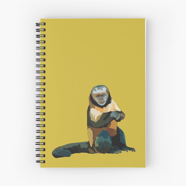 Item preview, Y is for Yellow Breasted Capuchin,Yellow-Breasted Capuchin Artwork – Vibrant Primate Illustration and South American Wildlife Design designed and sold by PrettylittlepastelUk.