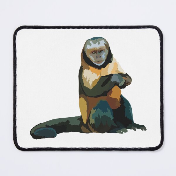 Item preview, Y is for Yellow Breasted Capuchin,Yellow-Breasted Capuchin Artwork – Vibrant Primate Illustration and South American Wildlife Design designed and sold by PrettylittlepastelUk.