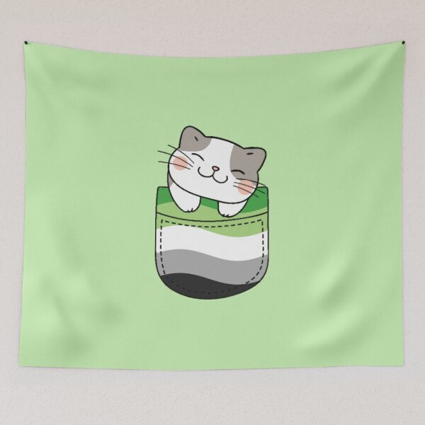 Item preview, Gato del Orgullo Aromático en Bolsillo Imitado designed and sold by everything4eva.
