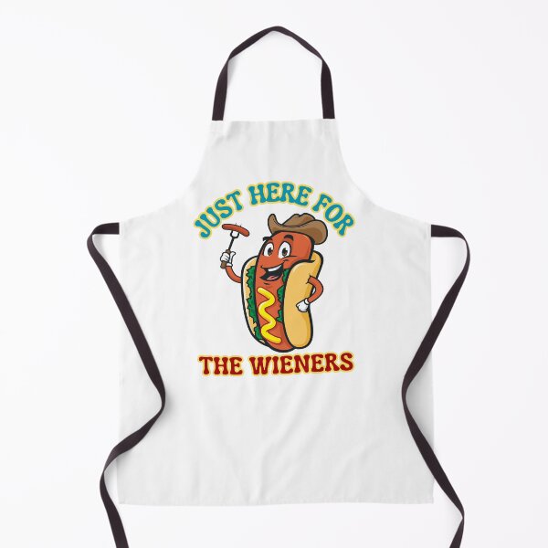 Item preview, Just Here for the Wieners - Funny Hotdog Day 4th July designed and sold by Just You Tee | Say It Loud, Wear It Proud.