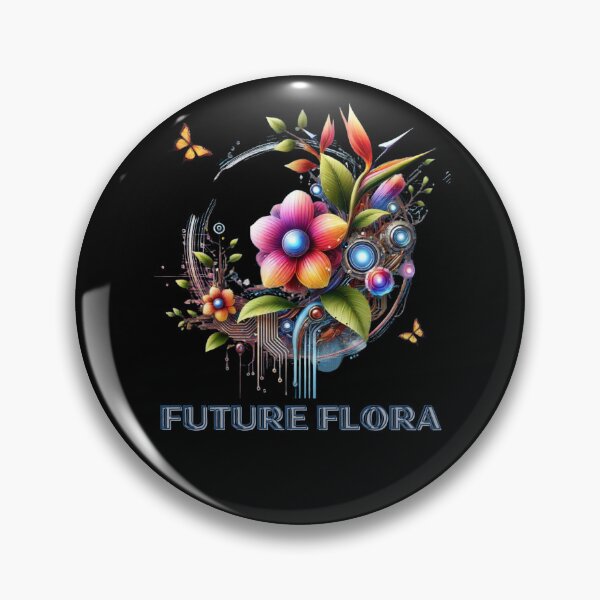 Item preview, Future Flora: A Fusion of Nature and Technology designed and sold by TrendyCanvasC.
