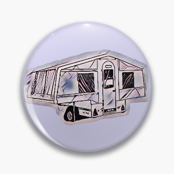 Item preview, Grey and Blue Trailer Tent designed and sold by BeccaAelishe.