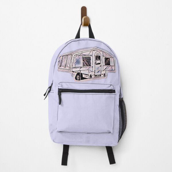 Item preview, Grey and Blue Trailer Tent designed and sold by BeccaAelishe.