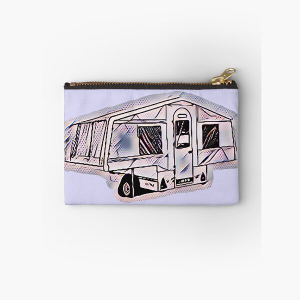 Item preview, Grey and Blue Trailer Tent designed and sold by BeccaAelishe.
