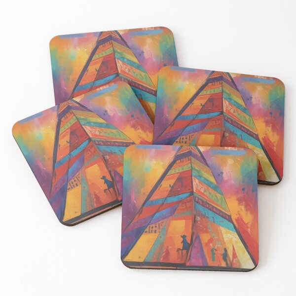 Item preview, Pyramid Pattern Digital Print Design designed and sold by imanshu.
