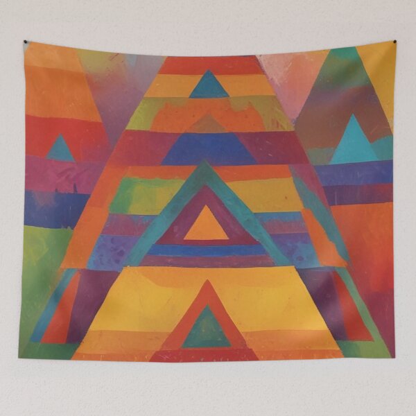 Item preview, Pyramid Pattern Digital Print Design designed and sold by imanshu.