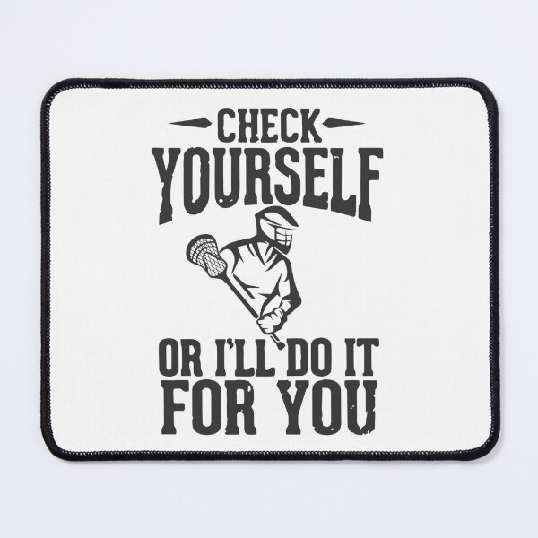 Item preview, Check Yourself Lacrosse Laxing Vintage Love Lacrosse Bro designed and sold by farhanhafeez.