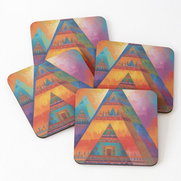 Item preview, Pyramid Pattern Digital Print Design designed and sold by imanshu.