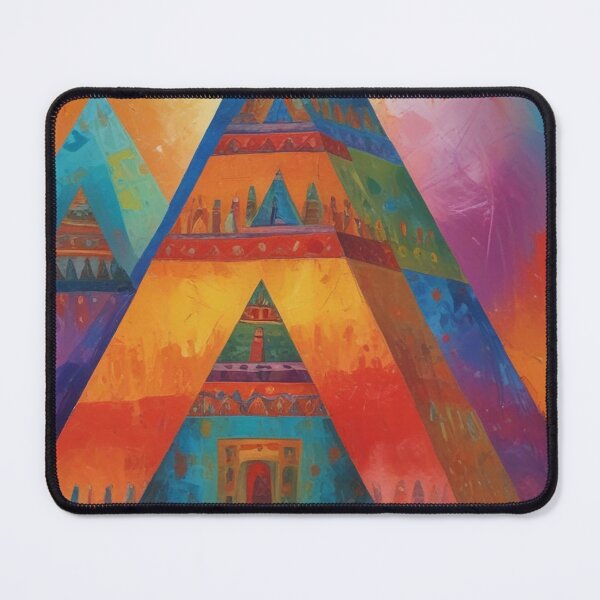 Item preview, Pyramid Pattern Digital Print Design designed and sold by imanshu.