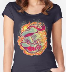 ROASTED MARSHMALLOW MAN Women's Fitted Scoop T-Shirt