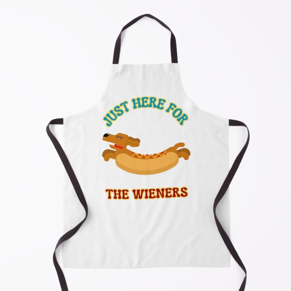 Item preview, Just Here for the Wieners - Funny Hotdog Day 4th July, Dachshund lover, Dog lover, Pet lover designed and sold by Just You Tee | Say It Loud, Wear It Proud.