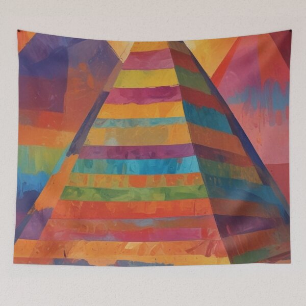 Item preview, Pyramid Pattern Digital Print Design designed and sold by imanshu.