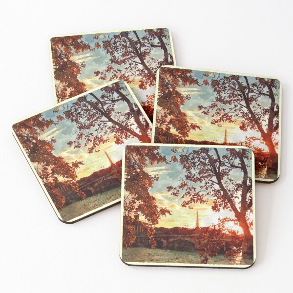 Item preview, Romantic autumn paris sunset designed and sold by stevepaint.