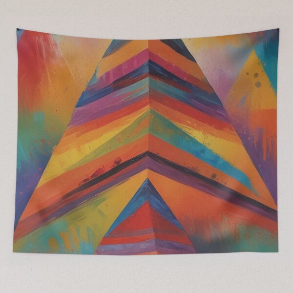 Item preview, Pyramid Pattern Digital Print Design designed and sold by imanshu.