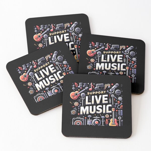 Item preview, Support Live Music Local Bands Musicians Concert Fans designed and sold by Dressed For  Duty.