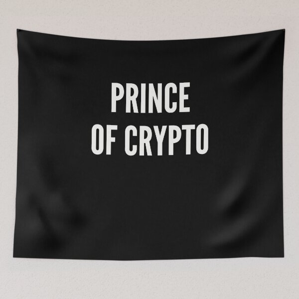 Item preview, Prince Of Crypto King Of Crypto Future Crypto Billionare designed and sold by farhanhafeez.