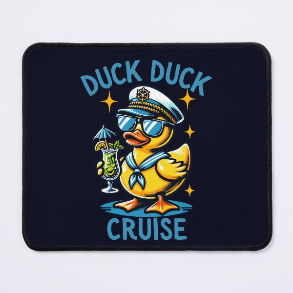 Item preview, Duck Duck Cruise, Fun Summer Family Vacation, Cute Captain  designed and sold by madtoyman.