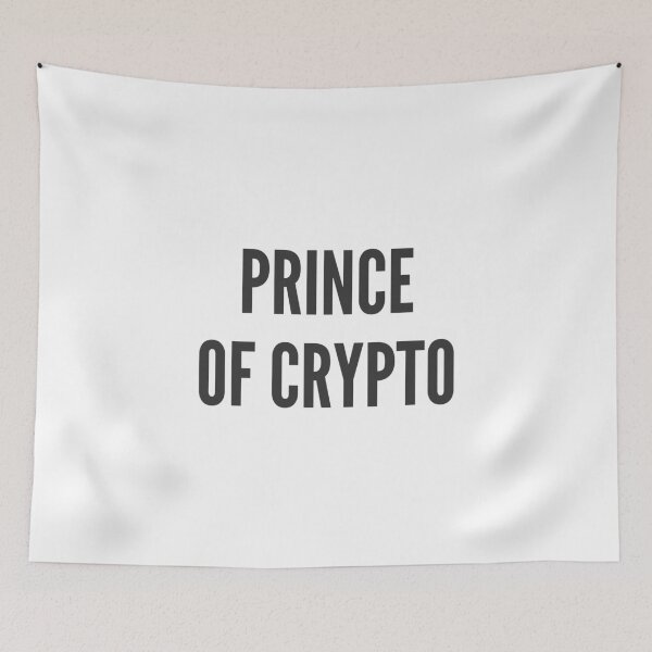 Item preview, Prince Of Crypto King Of Crypto Future Crypto Billionare designed and sold by farhanhafeez.