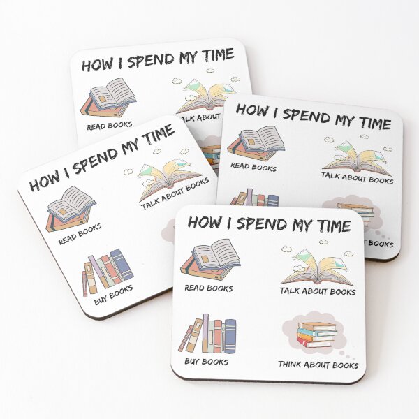 Item preview, How I Spend My Time Book Lover Bookaholic Read Talk Buy Book designed and sold by farhanhafeez.