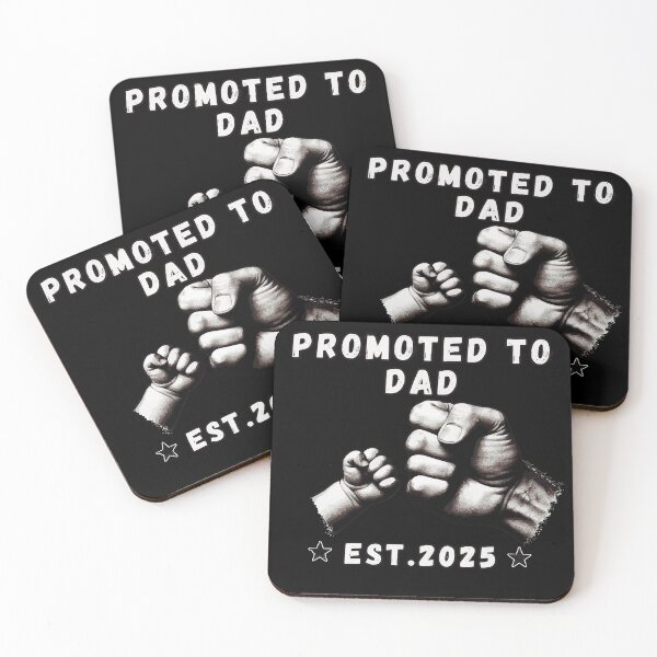 Item preview, Promoted to Dad 2025 Cool Vintage designed and sold by TomFrontierArt.