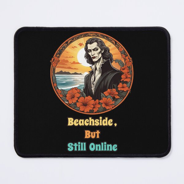 Item preview, Workaholic Vampire by The Beach - Beachside, But Still Online designed and sold by Ridiculam Toga.