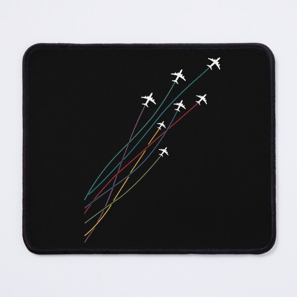 Item preview, Pilot Colorful Flying Passenger Airplanes Aeroplanes Gift print designed and sold by farhanhafeez.