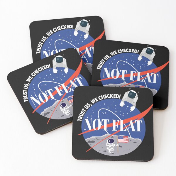 Item preview, Not Flat We Checked Funny Flat Earth Debunk designed and sold by farhanhafeez.