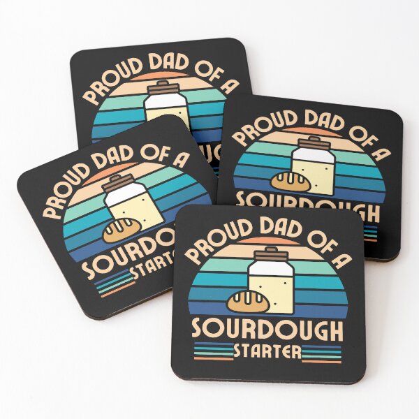 Item preview, Proud dad of a sourdough starter  designed and sold by sydney-syder.
