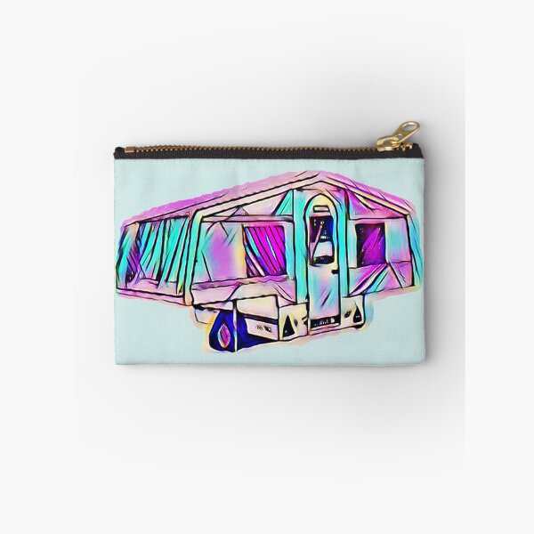 Item preview, Pink and Blue Trailer Tent designed and sold by BeccaAelishe.
