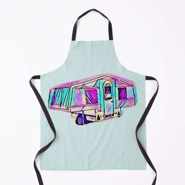 Item preview, Pink and Blue Trailer Tent designed and sold by BeccaAelishe.