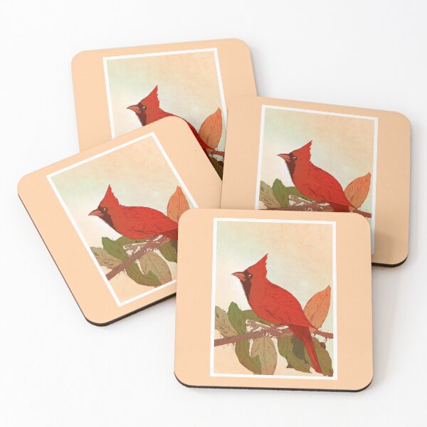 Item preview, Bird Illustration Red Cardinal Cardinalis designed and sold by globbs.