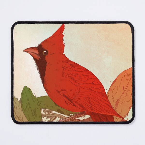 Item preview, Bird Illustration Red Cardinal Cardinalis designed and sold by globbs.